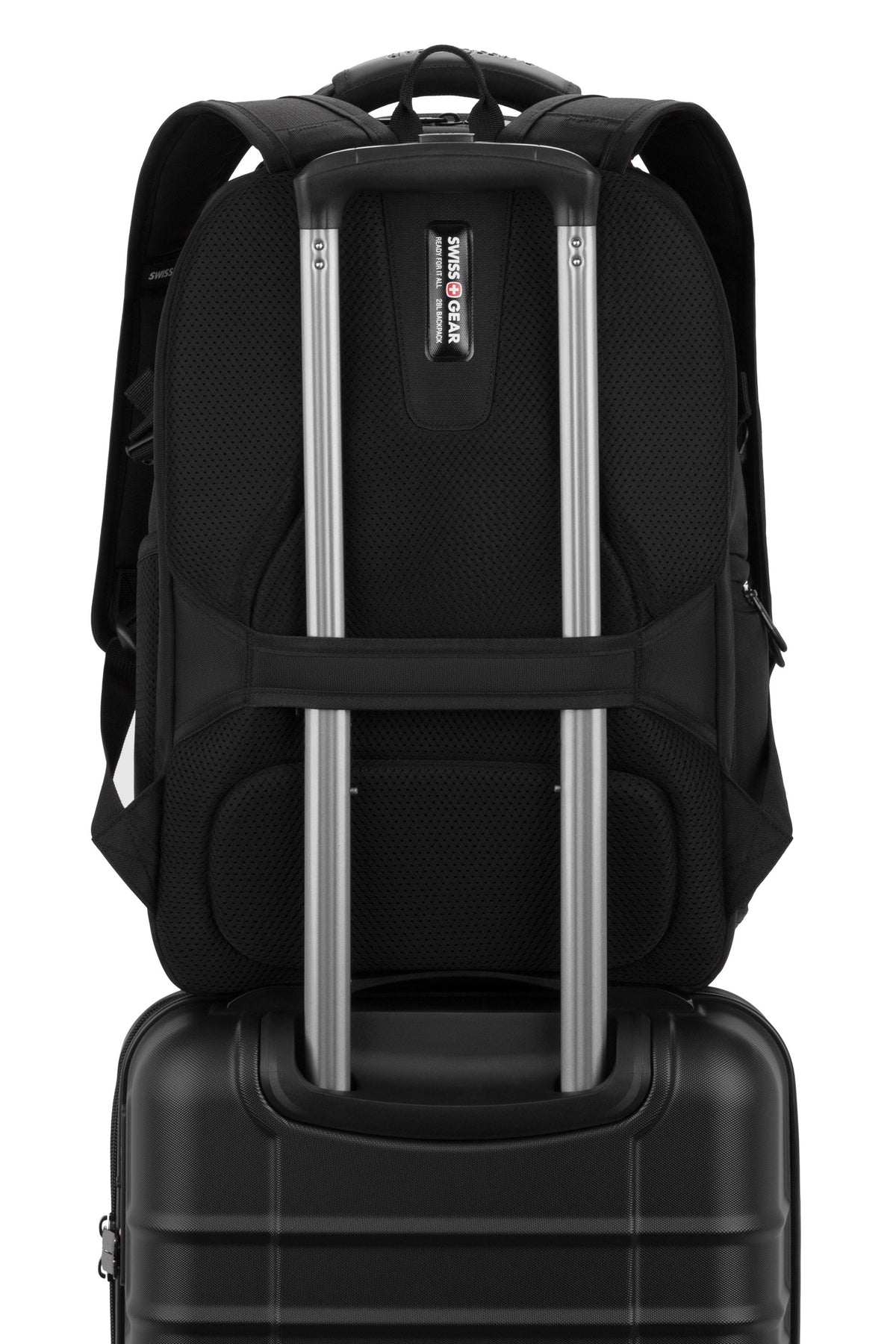 SWISSGEAR Stride ScanSmart Laptop Backpack - Black - 09