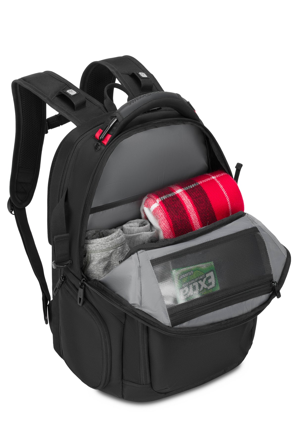 SWISSGEAR Stride ScanSmart Laptop Backpack - Black - 07