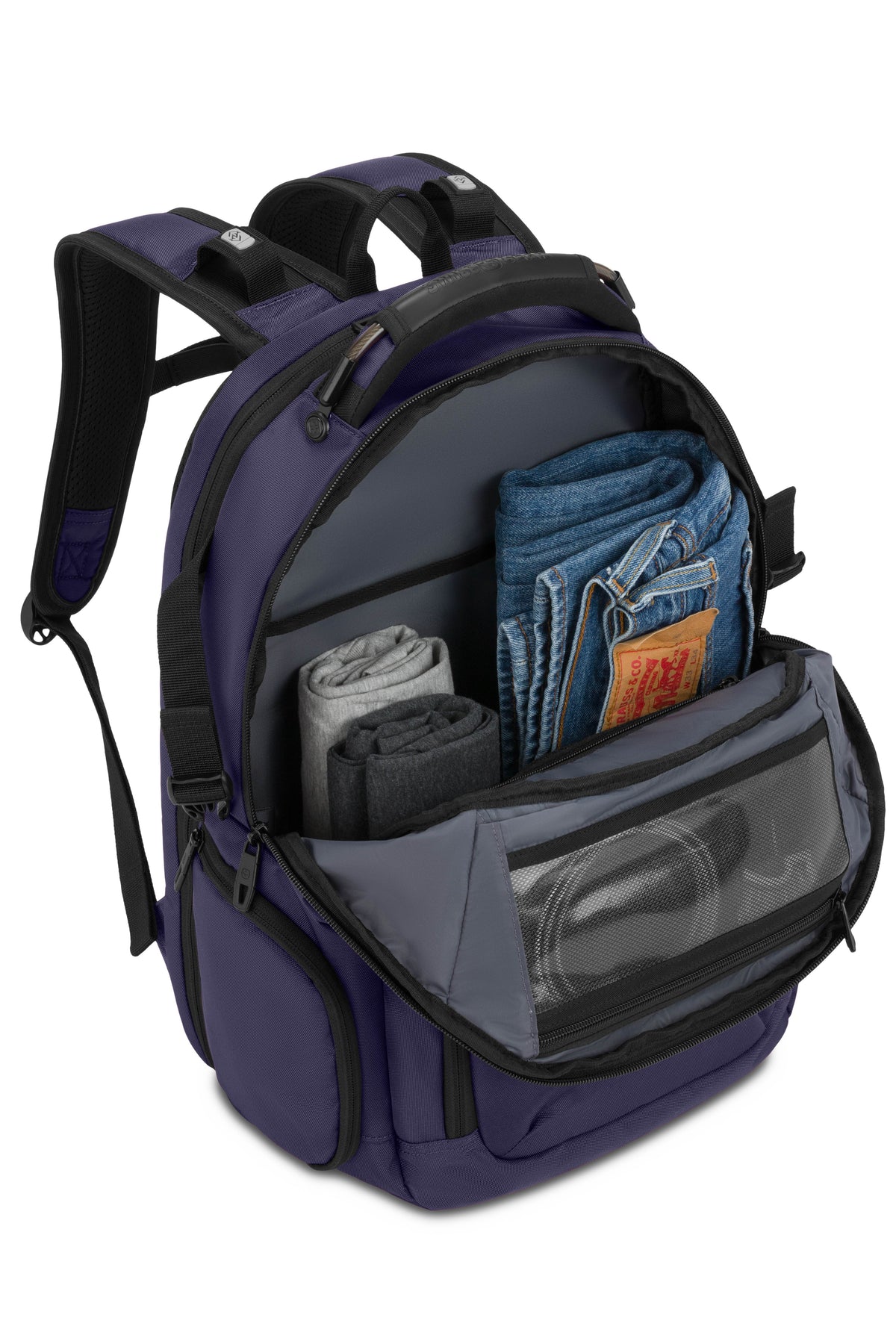 SWISSGEAR Stride ScanSmart Laptop Backpack - Peacoat Blue - 07