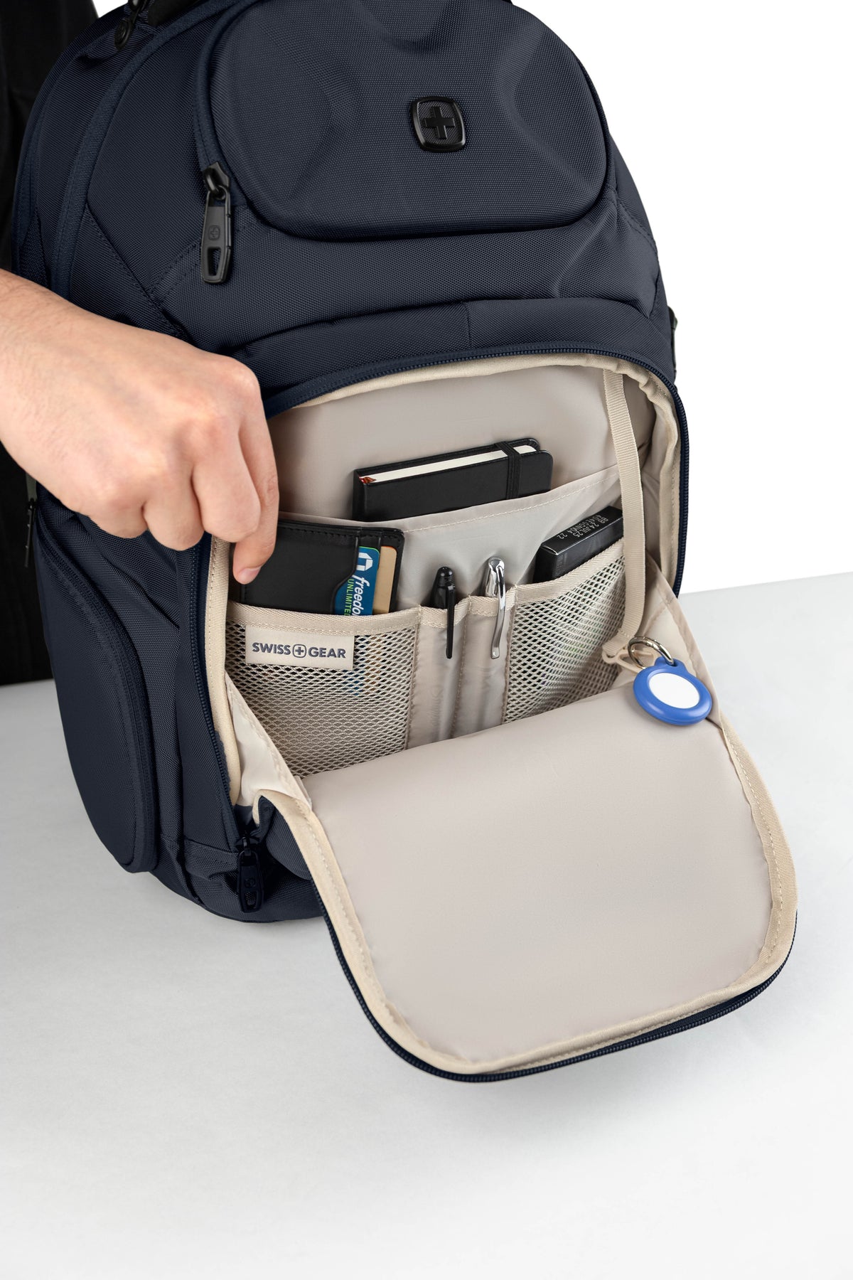 SWISSGEAR Stride ScanSmart Laptop Backpack - Blueberry Blue - 04