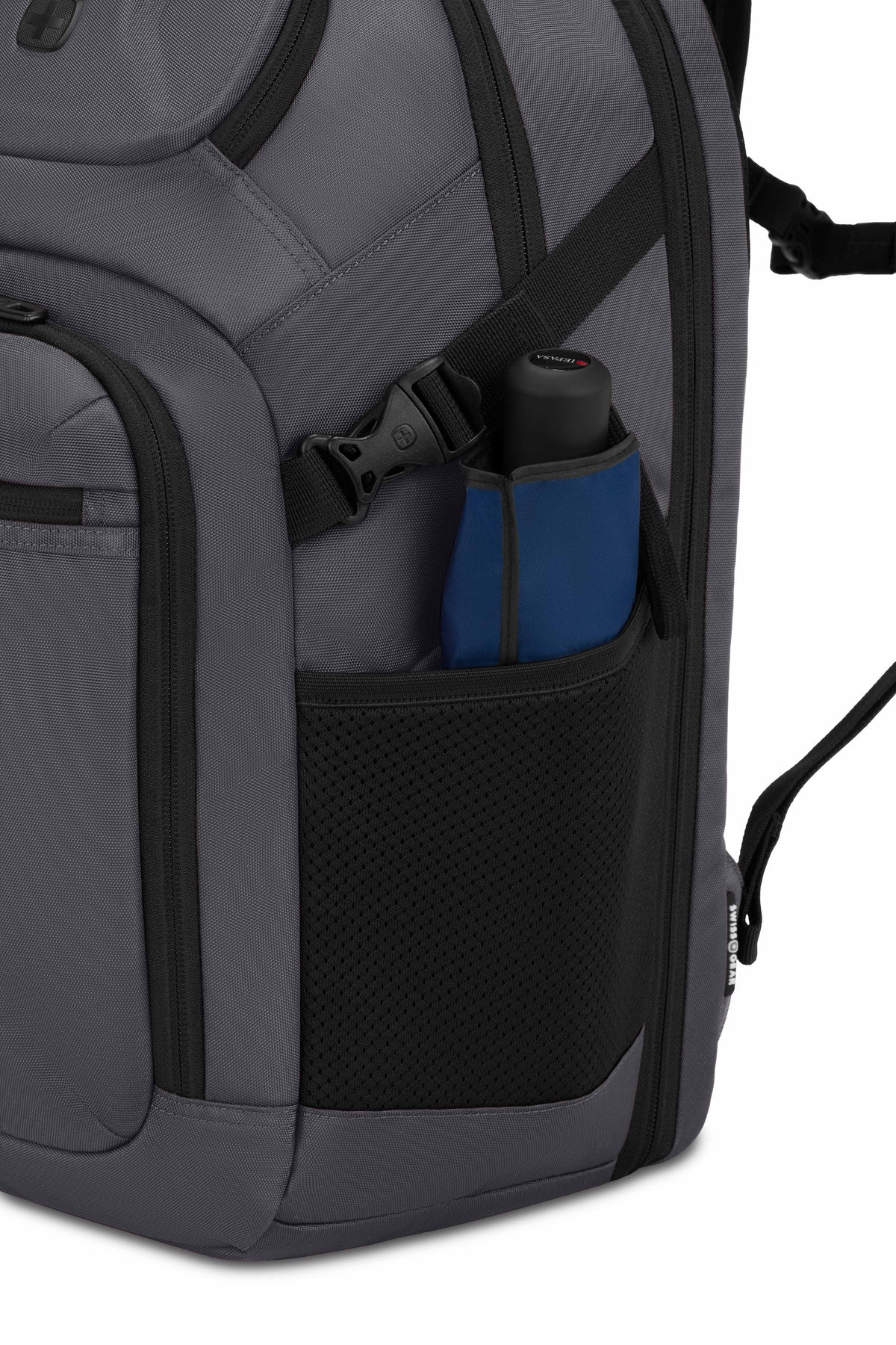SWISSGEAR Stride ScanSmart Laptop Backpack - Asphalt Gray - 10