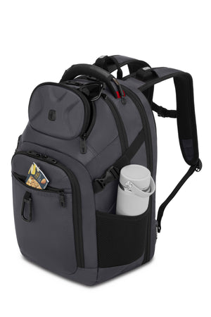SWISSGEAR Stride ScanSmart Laptop Backpack in Asphalt Gray