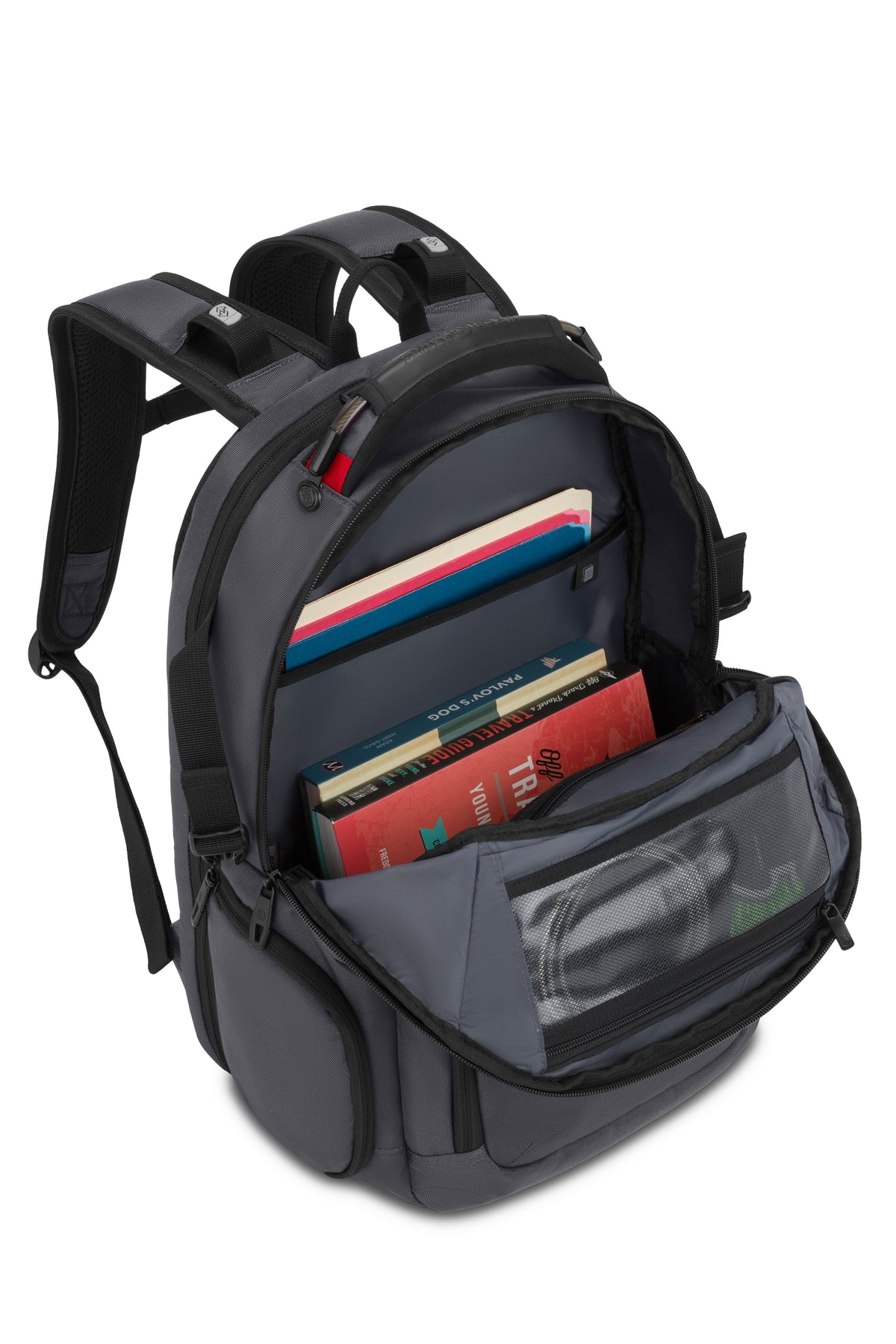 SWISSGEAR Stride ScanSmart Laptop Backpack - Asphalt Gray - 06