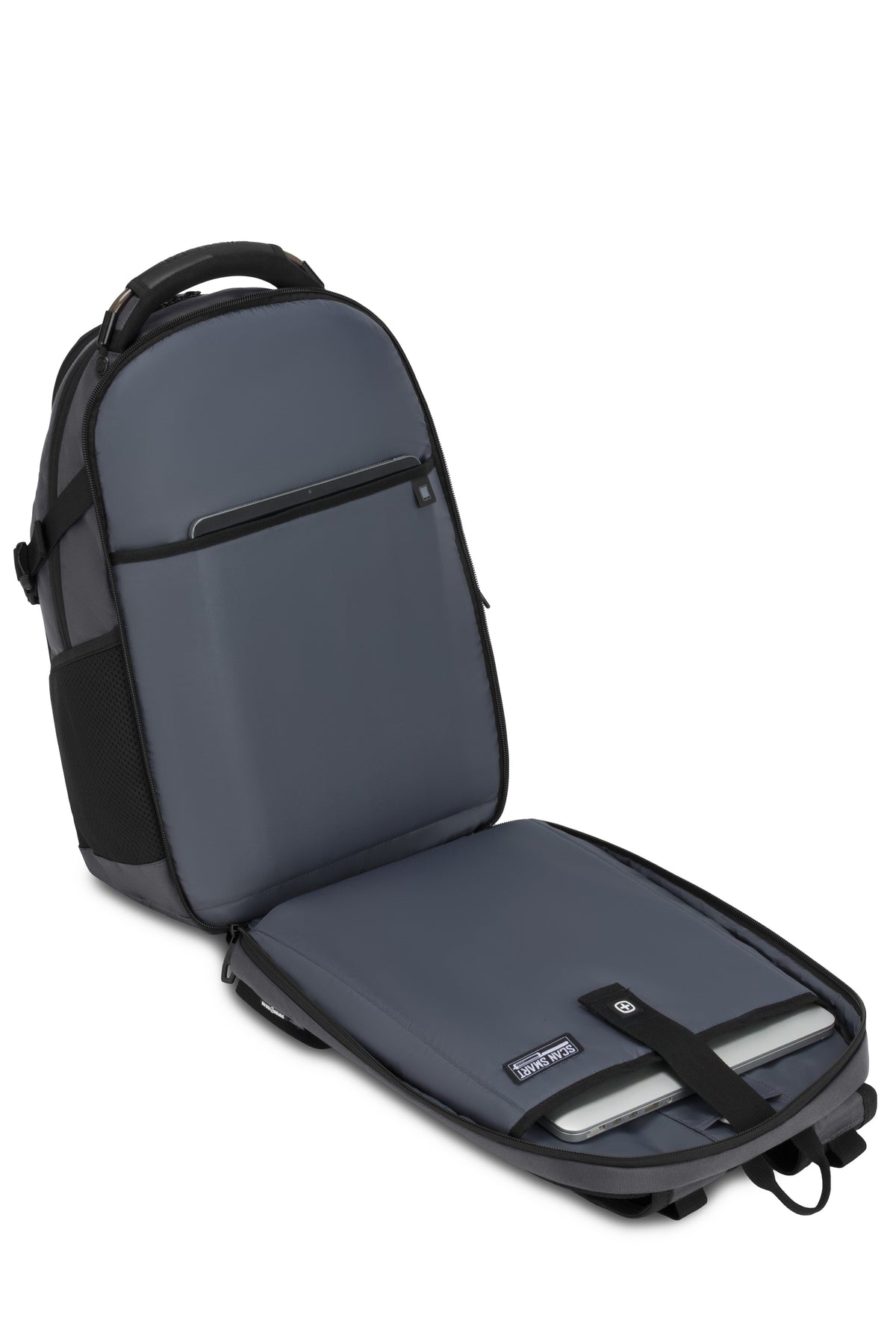 SWISSGEAR Stride ScanSmart Laptop Backpack - Asphalt Gray - 05