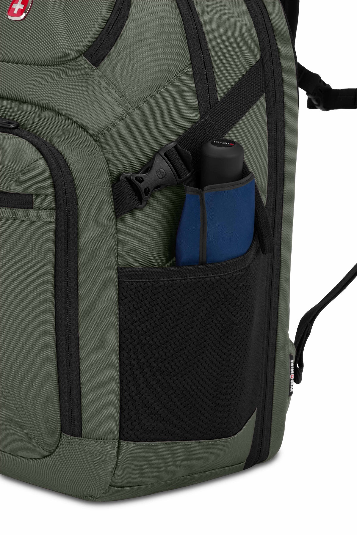 SWISSGEAR Stride ScanSmart Laptop Backpack - Forest Green - 10