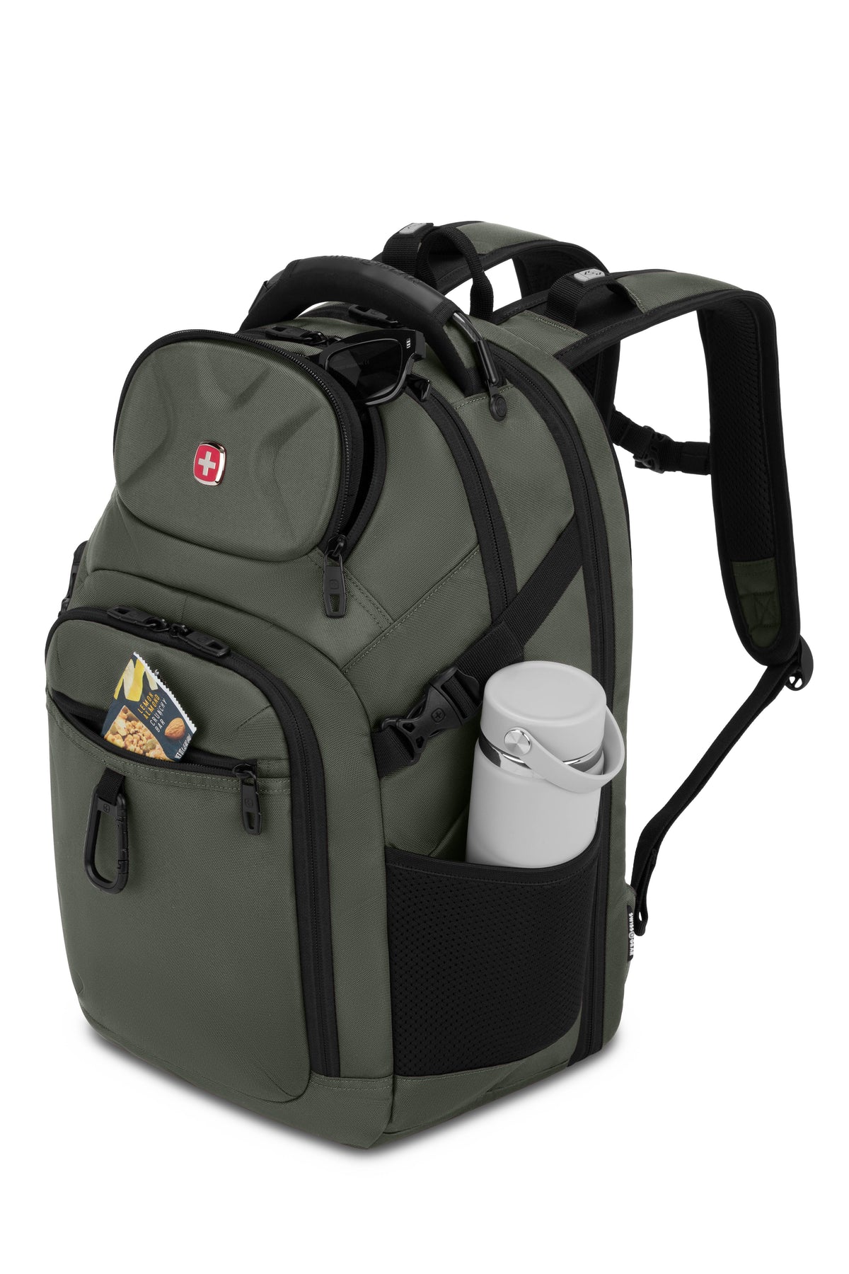 SWISSGEAR Stride ScanSmart Laptop Backpack - Forest Green - 09