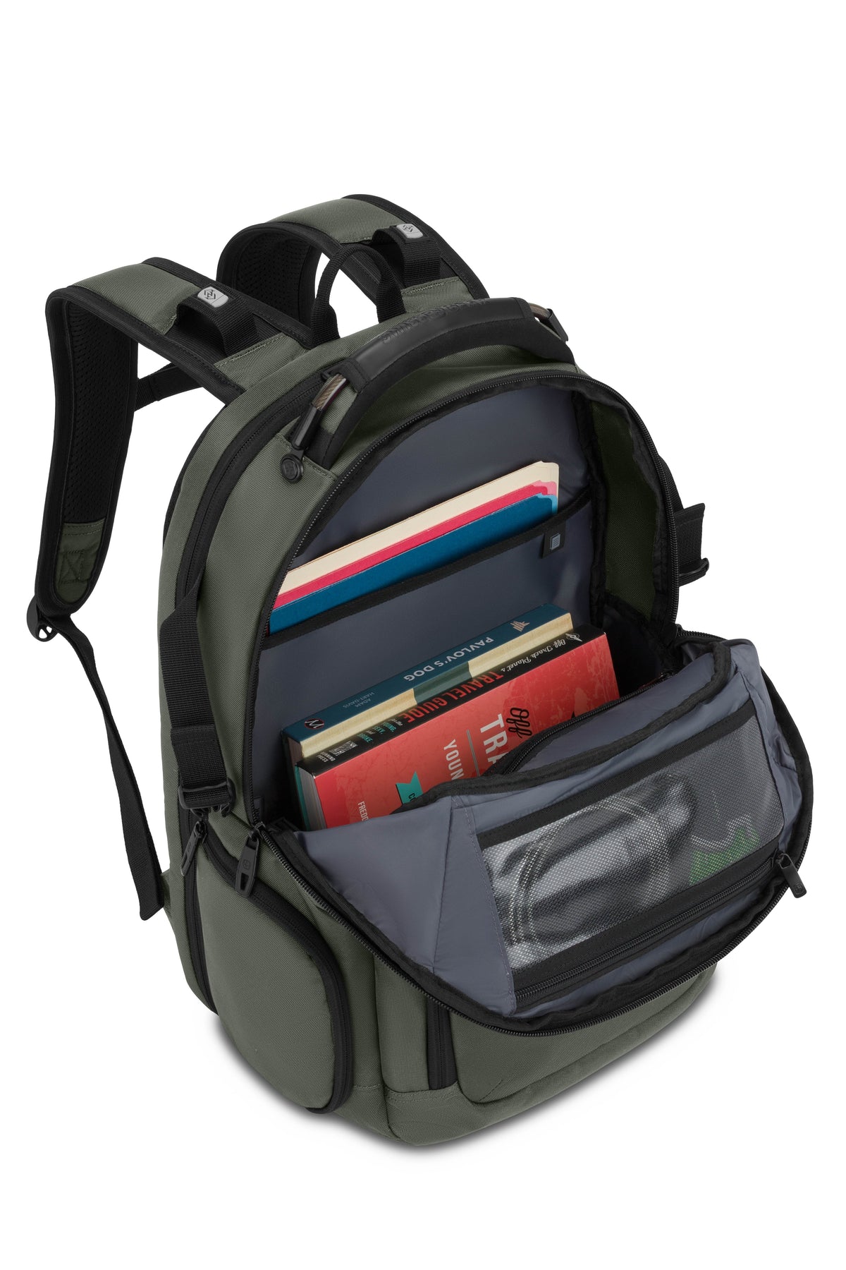 SWISSGEAR Stride ScanSmart Laptop Backpack - Forest Green - 06