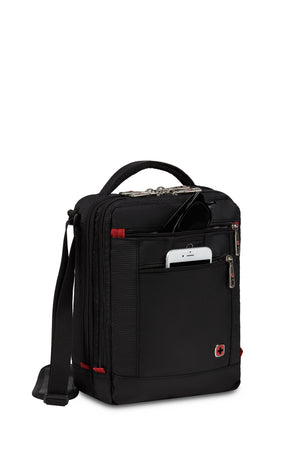 Wenger Identity Vertical Boarding Bag Front zippered pocket for frequently needed items