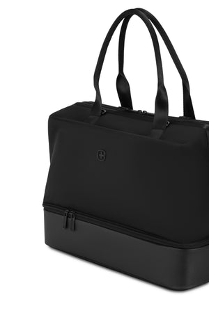SWISSGEAR Weekender Travel Tote in Black/Black