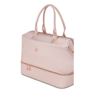 SWISSGEAR Weekender Travel Tote in Pink/Rose Gold
