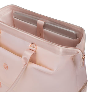 SWISSGEAR Weekender Travel Tote in Pink/Rose Gold