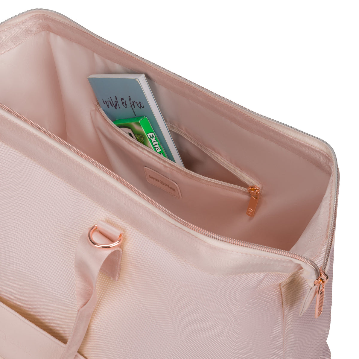 SWISSGEAR Weekender Travel Tote - Pink/Rose Gold - 16