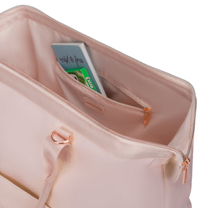SWISSGEAR Weekender Travel Tote in Pink/Rose Gold