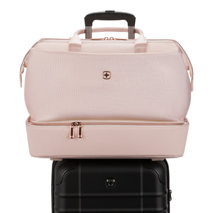 SWISSGEAR Weekender Travel Tote in Pink/Rose Gold