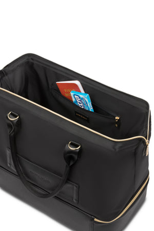 SWISSGEAR 1098 Weekender Tote Travel Bag - Black/Gold