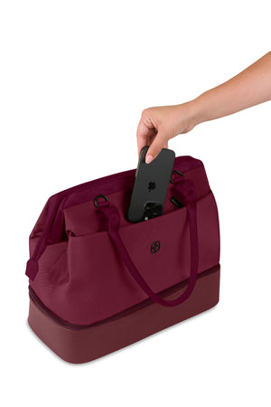 SWISSGEAR Mini Weekender Tote Bag in Pomegranate