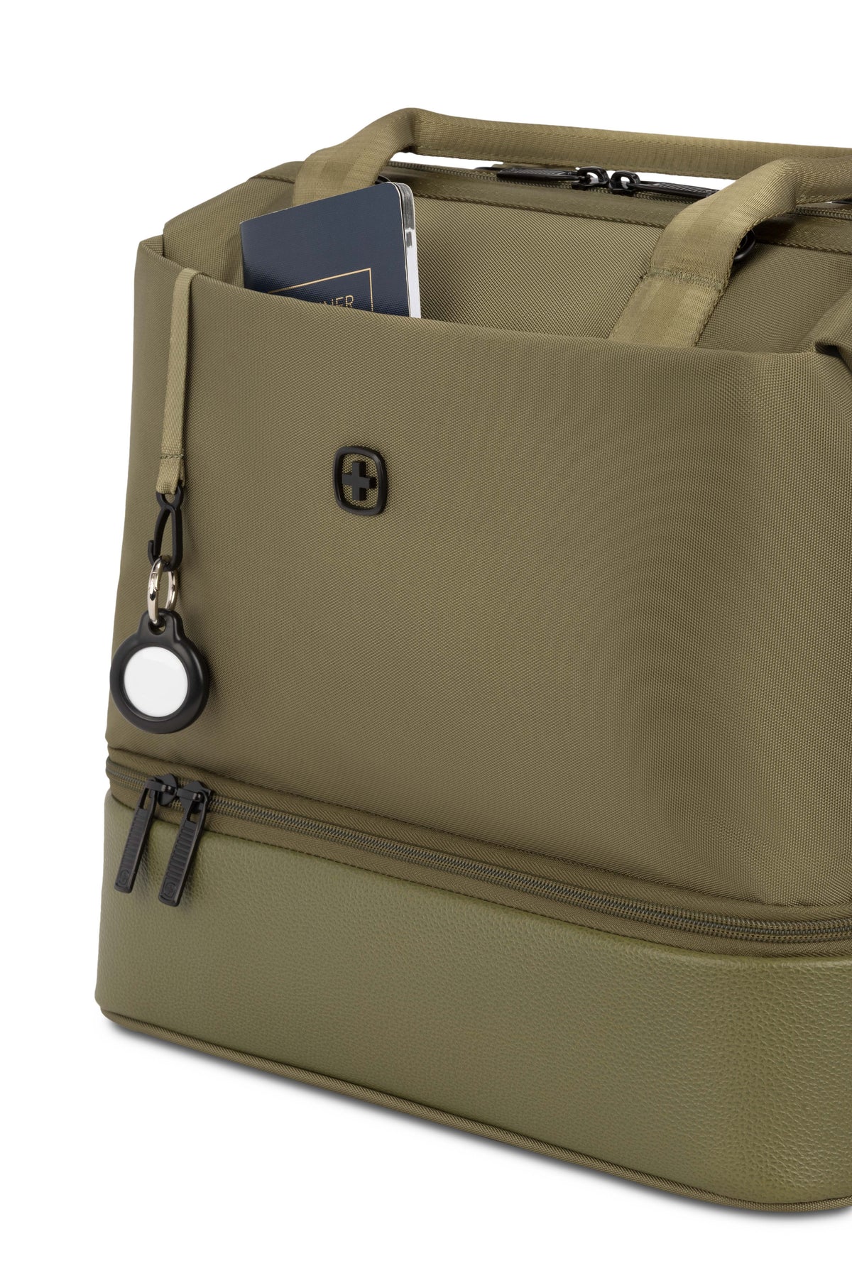 SWISSGEAR Mini Weekender Tote Bag - Olive Branch Green - 10