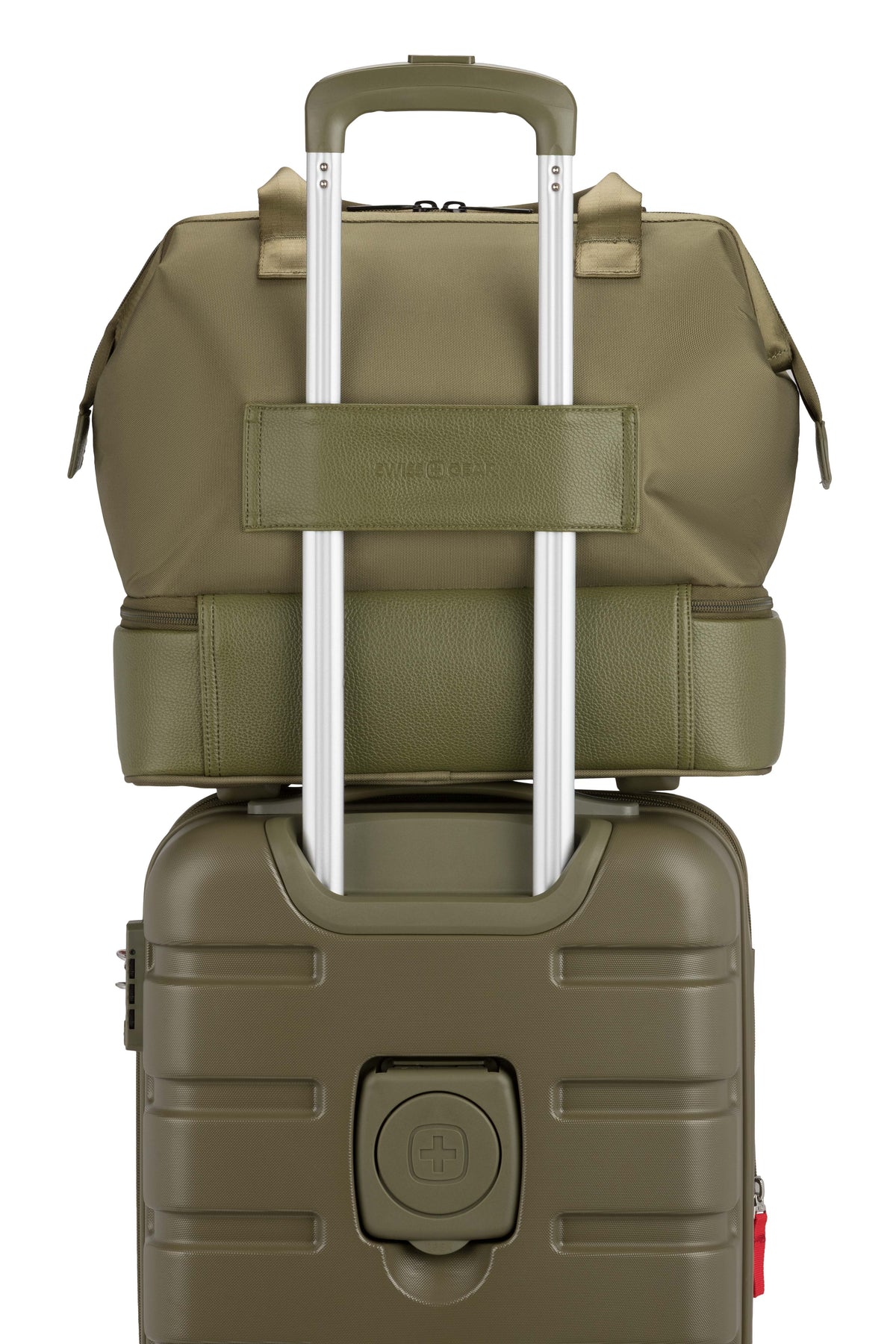 SWISSGEAR Mini Weekender Tote Bag - Olive Branch Green - 12