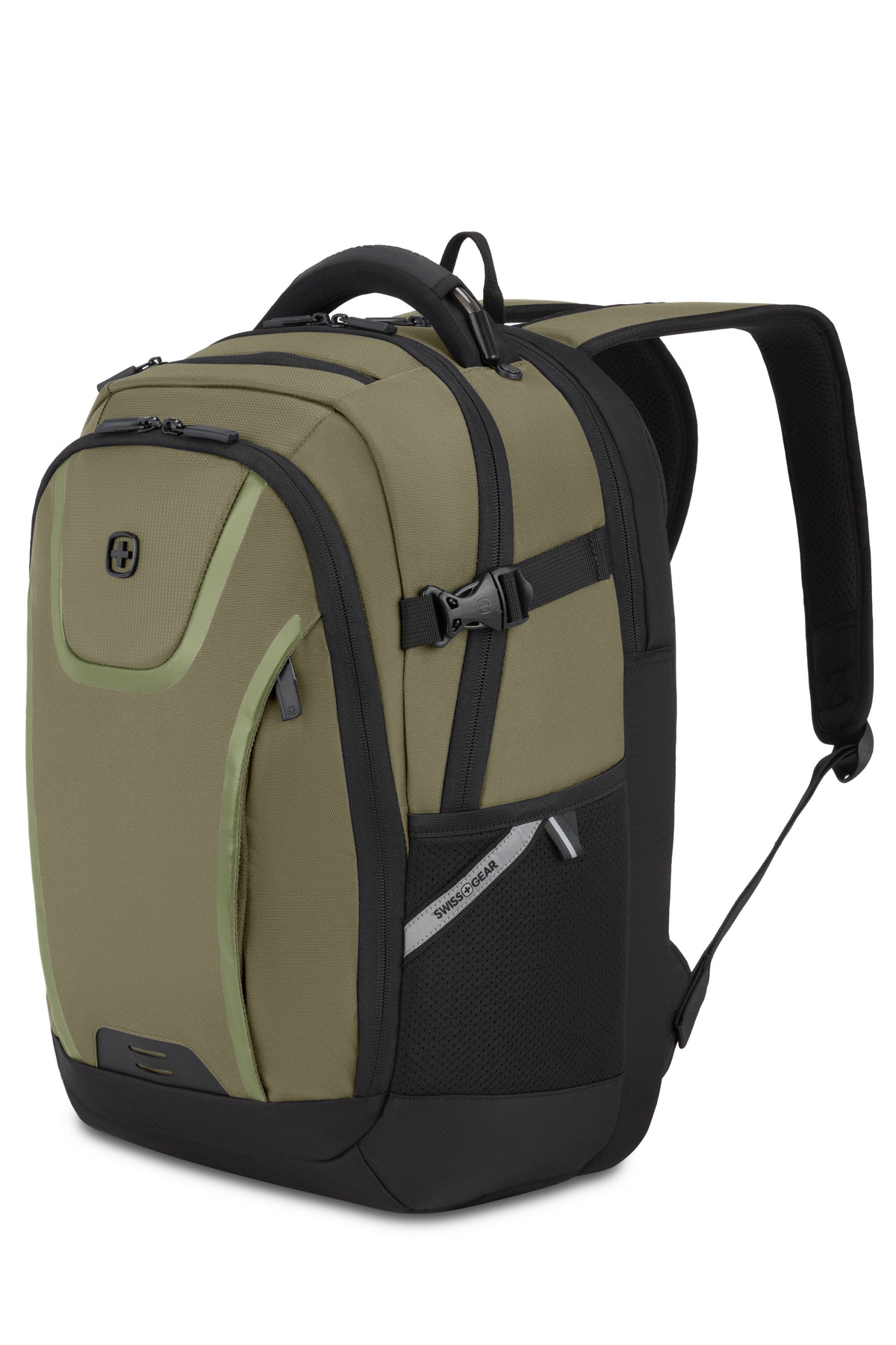 SWISSGEAR Urban Tech Laptop Backpack - Olive Green - 01
