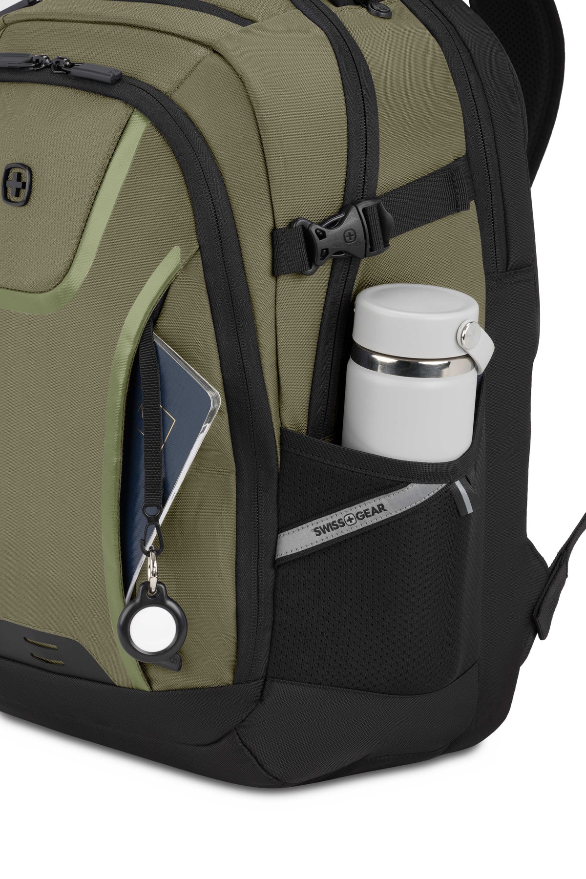 SWISSGEAR Urban Tech Laptop Backpack - Olive Green - 09