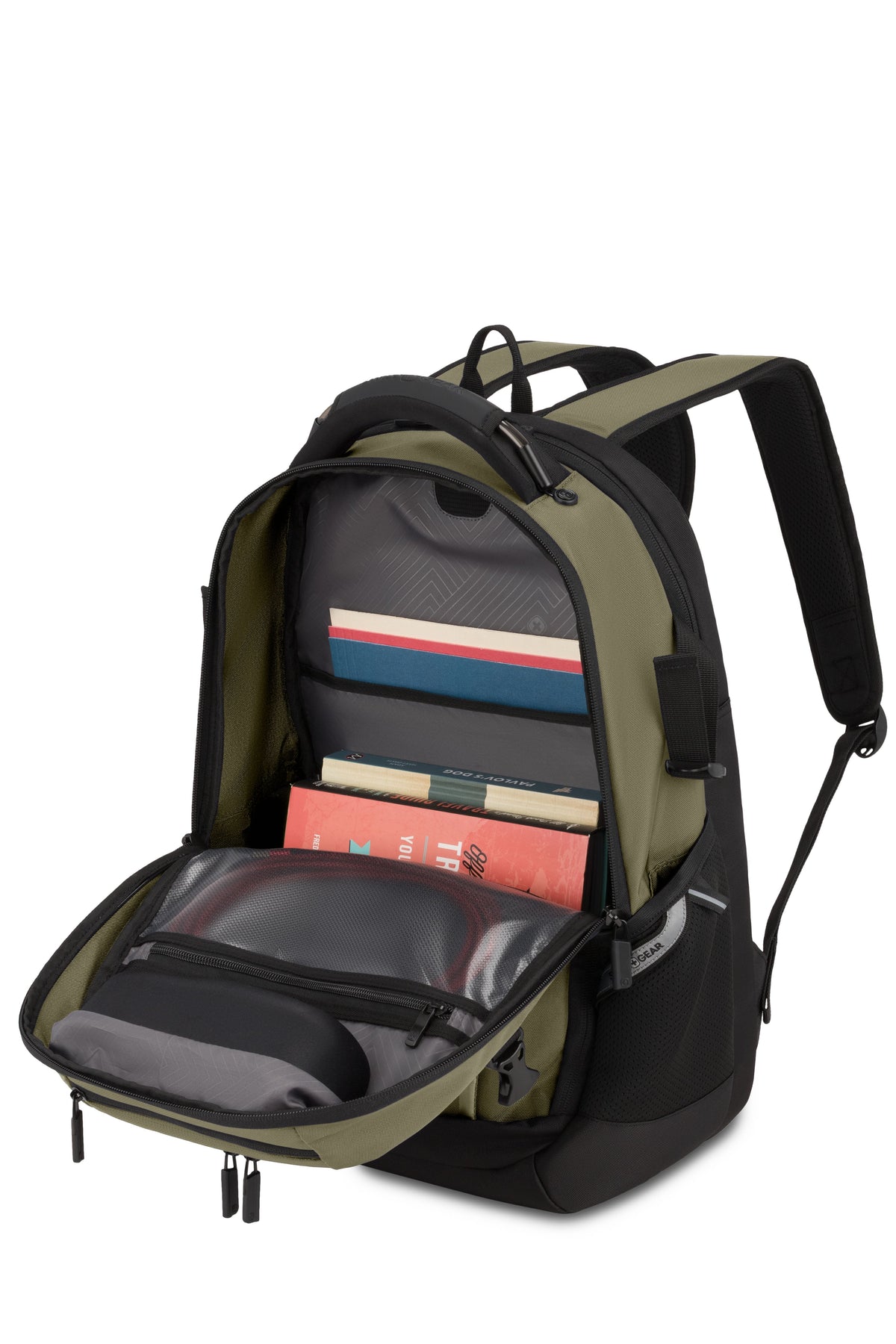 SWISSGEAR Urban Tech Laptop Backpack - Olive Green - 06