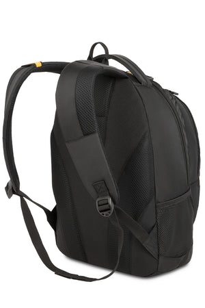 SWISSGEAR 1186 Laptop Backpack - Special Edition - Black Gold Ergonomically contoured straps with padded breathable fabric for maximum comfort