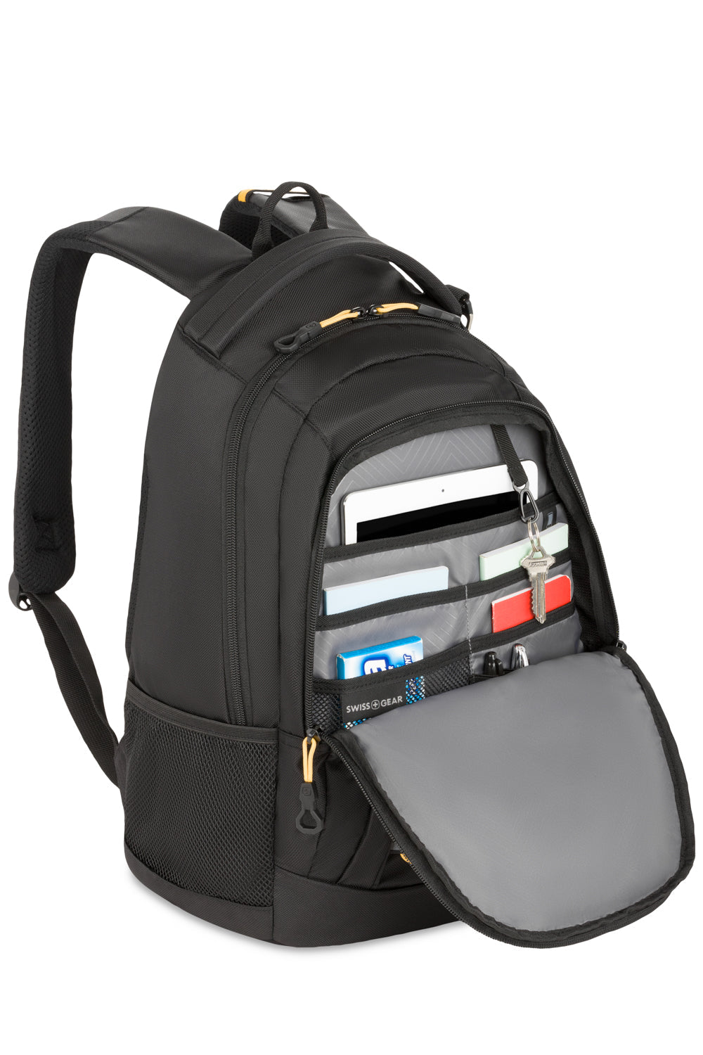 SWISSGEAR Bungee Core Laptop Backpack - Black/Gold - 06