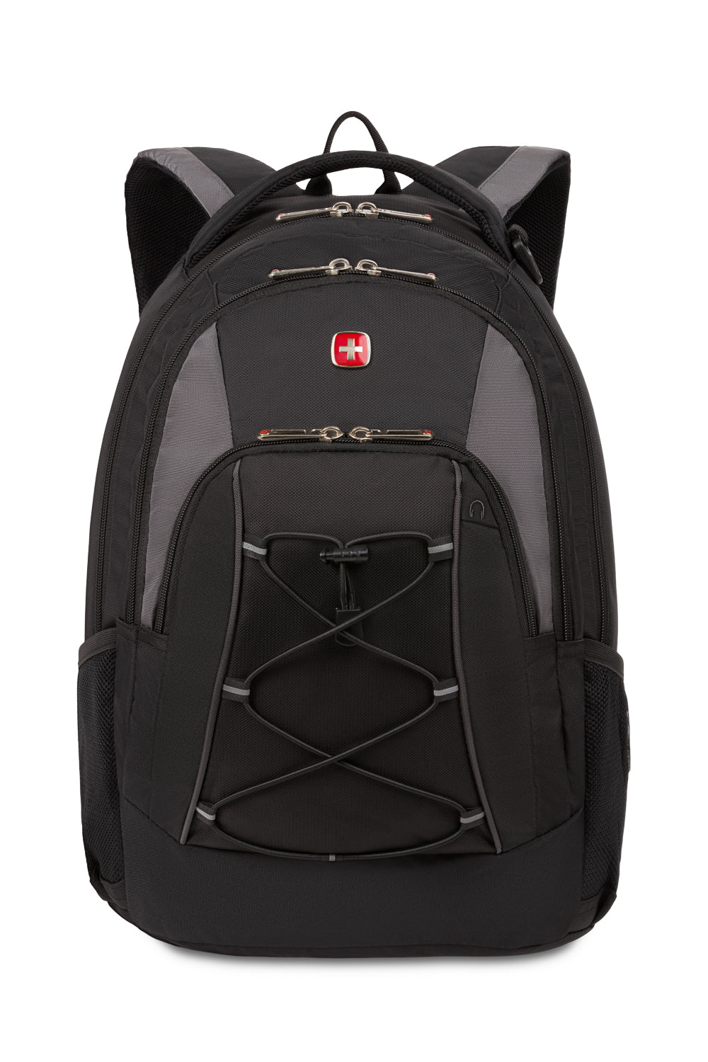 SWISSGEAR Bungee Core Laptop Backpack in Black/Red