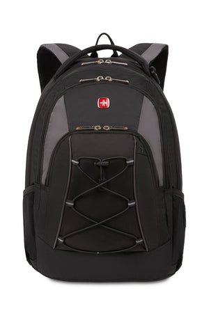 SwissGear Bungee Laptop Backpack - Black/Grey SwissGear Bungee Laptop Backpack - Black/Grey
