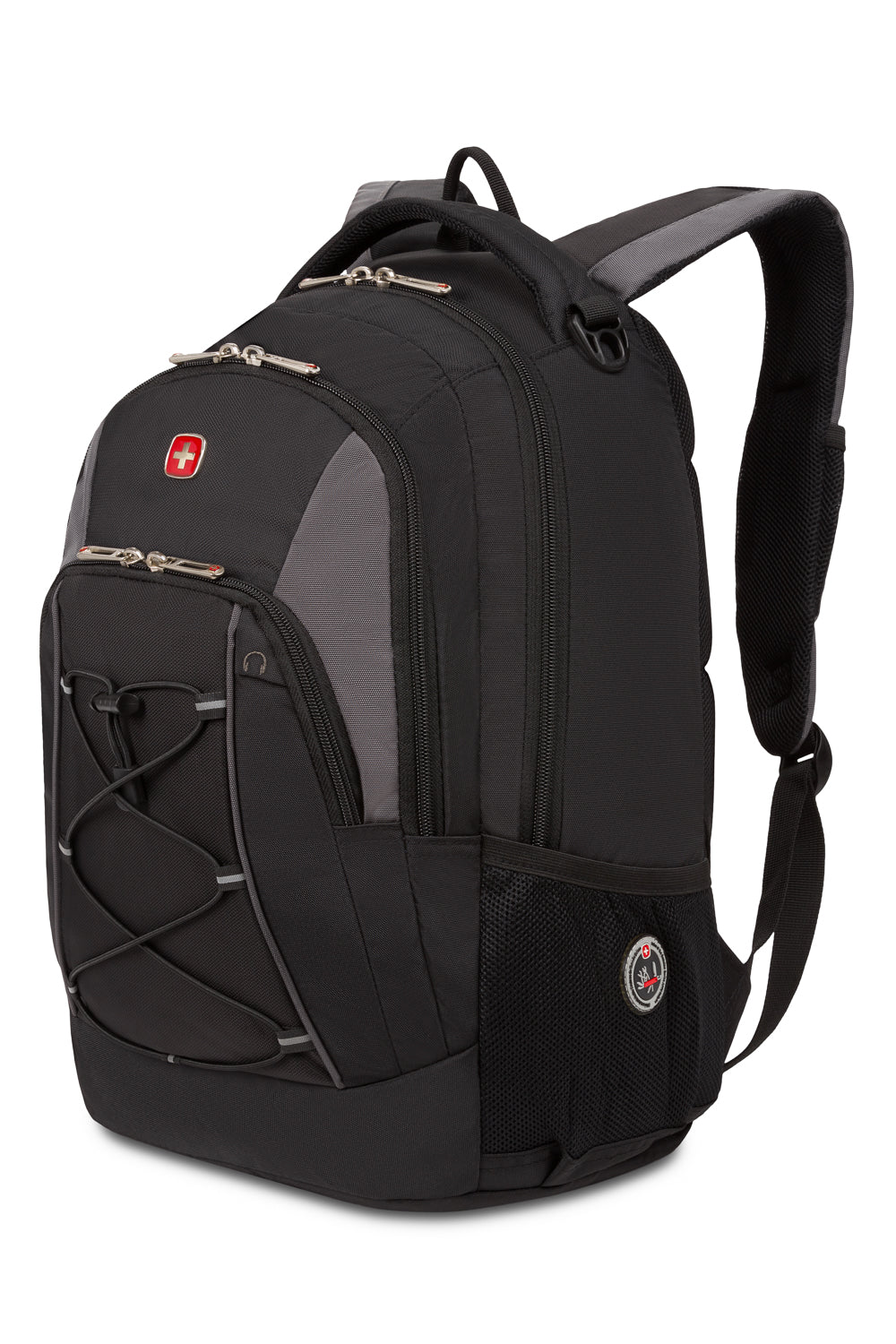 SWISSGEAR Bungee Core Laptop Backpack - Black/Grey - 01