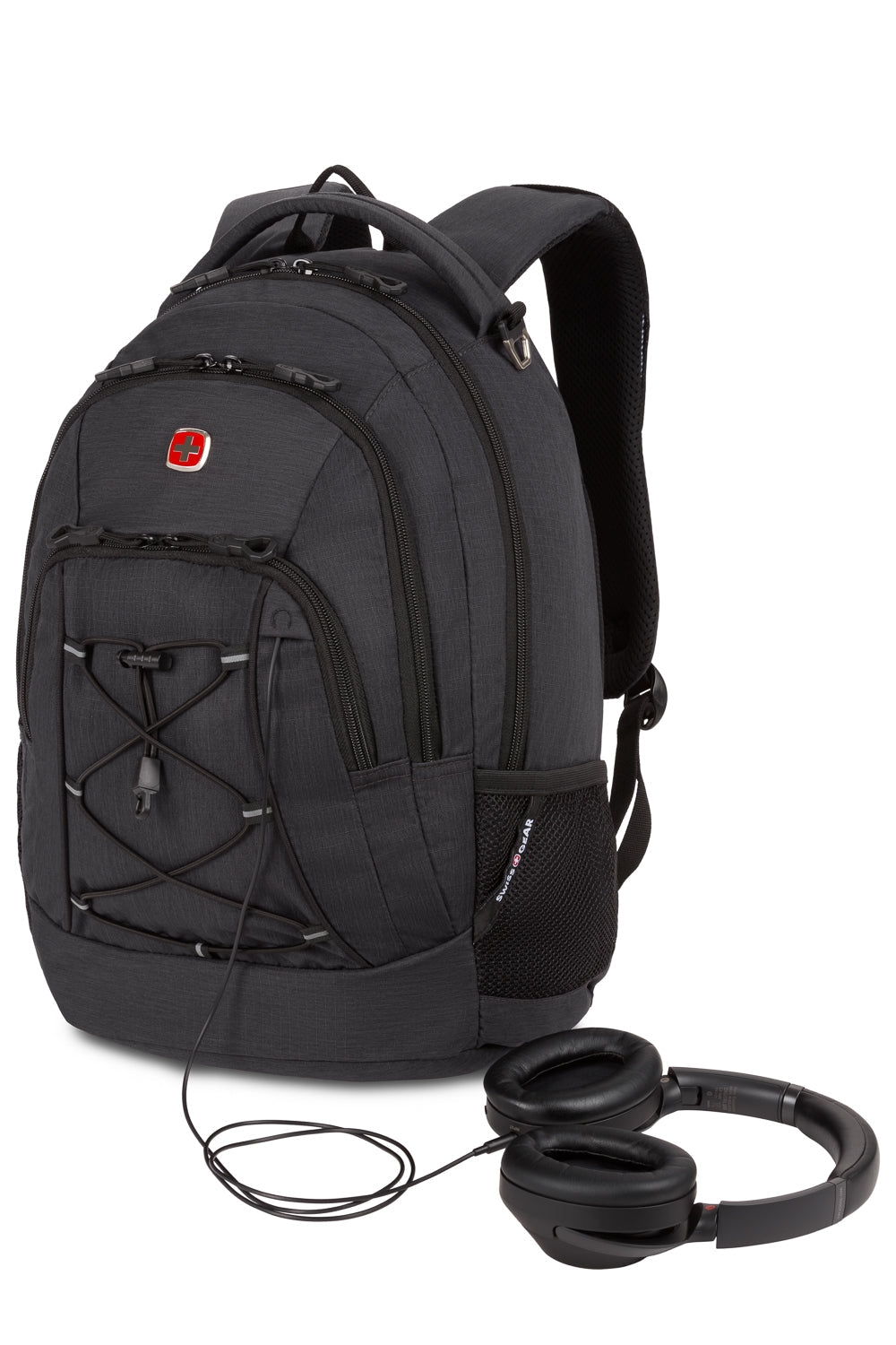 SWISSGEAR Bungee Core Laptop Backpack - Dark Grey - 06