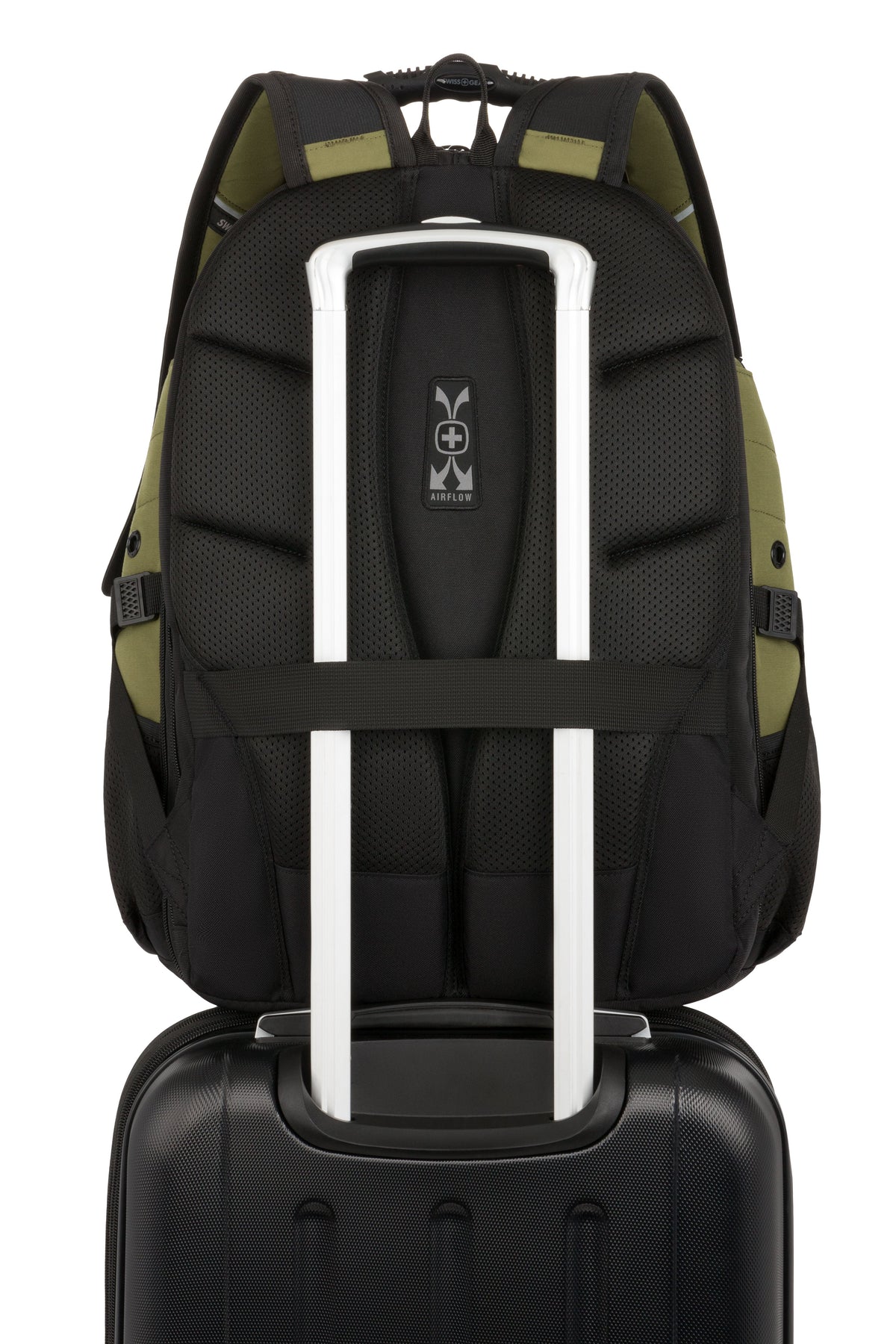 SWISSGEAR 1900 ScanSmart Laptop Backpack - Olive Green - 08