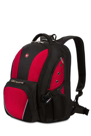 SWISSGEAR 1592 Deluxe Laptop Backpack - Black/Red