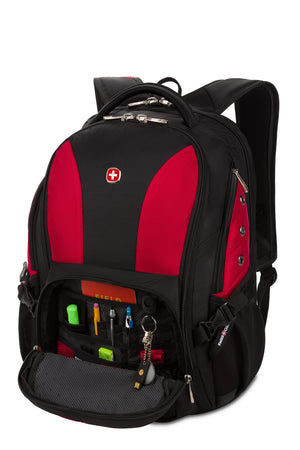 SWISSGEAR 1592 Deluxe Laptop Backpack - Black/Red