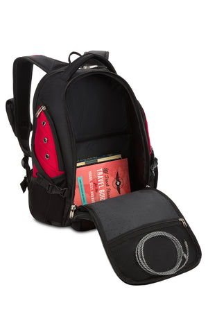 SWISSGEAR 1592 Deluxe Laptop Backpack - Black/Red