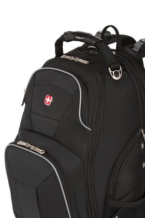 Swissgear 1696 ScanSmart Laptop Backpack Reflective accent material built into shoulder straps and front panel for added safety