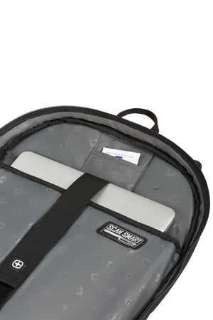 Swissgear 1696 ScanSmart Laptop Backpack Highly protective dedicated laptop compartment with securing strap, and designed to fit most portable computers up to 16