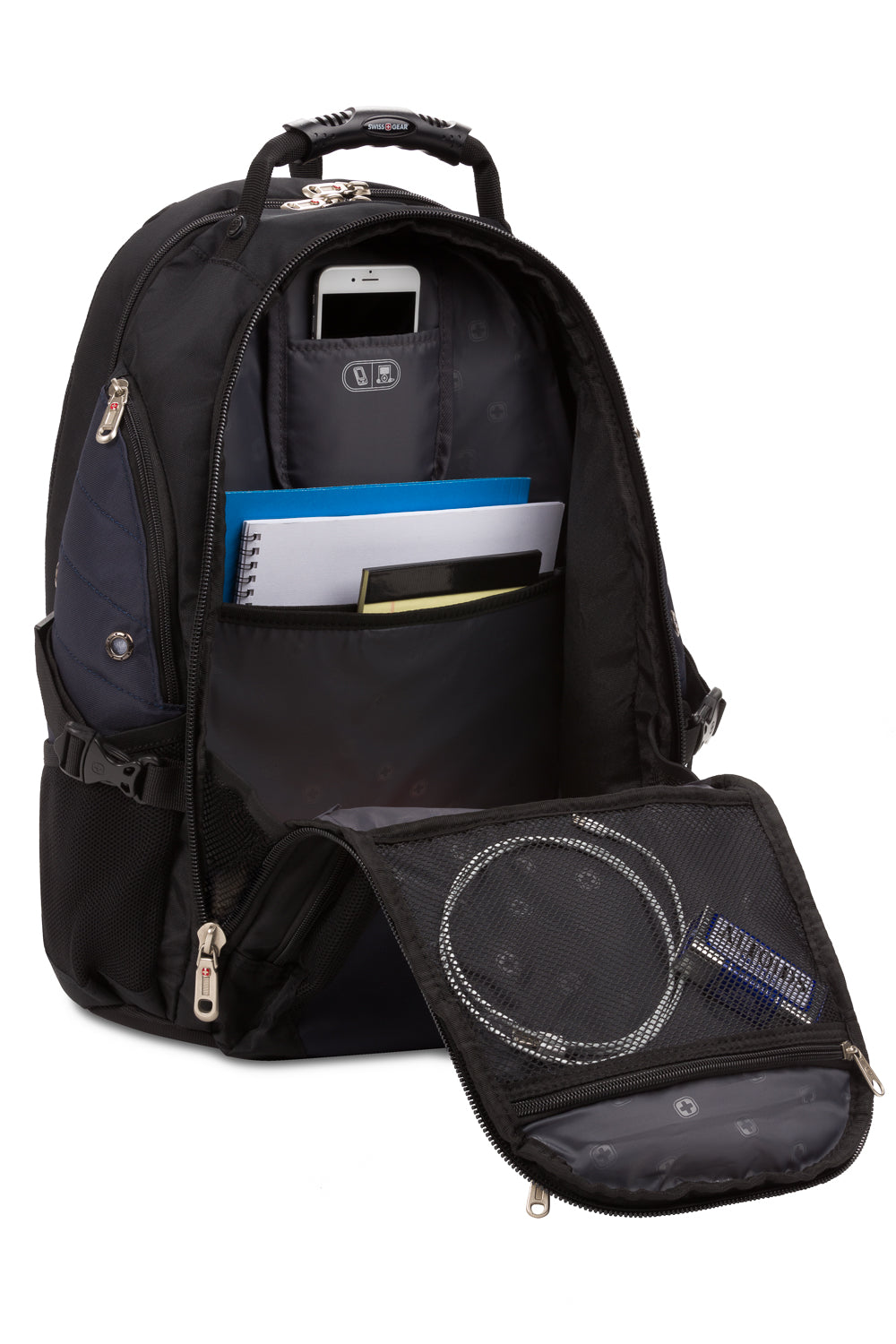 SWISSGEAR 1900 ScanSmart Laptop Backpack - Navy Noir - 05