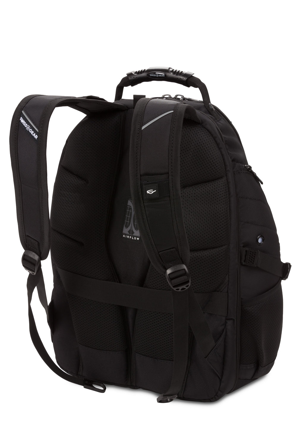 ザックザック SWISSGEAR 1900 ScanSmart Laptop Backpack - Black/Red
