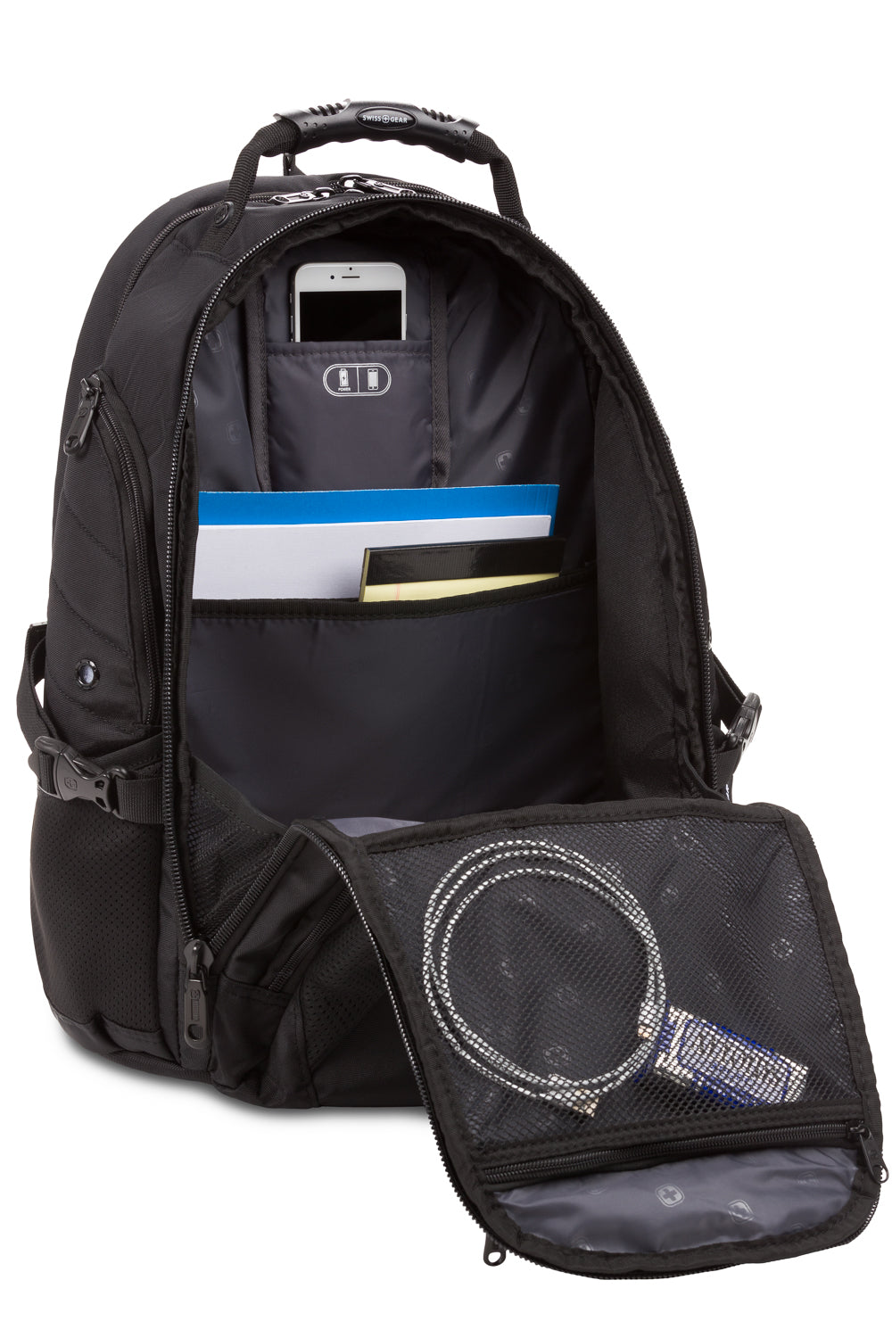 SWISSGEAR 1900 ScanSmart Laptop Backpack - Blacked Out - 05