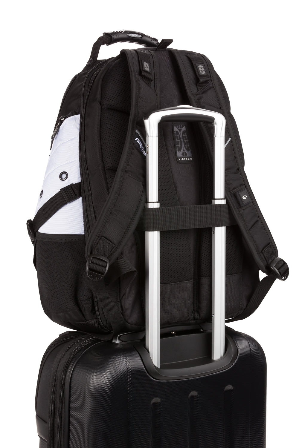 SWISSGEAR 1900 ScanSmart Laptop Backpack - Black/White - 07