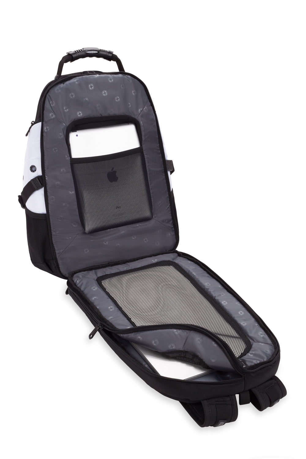 SWISSGEAR 1900 ScanSmart Laptop Backpack - Black/White - 06