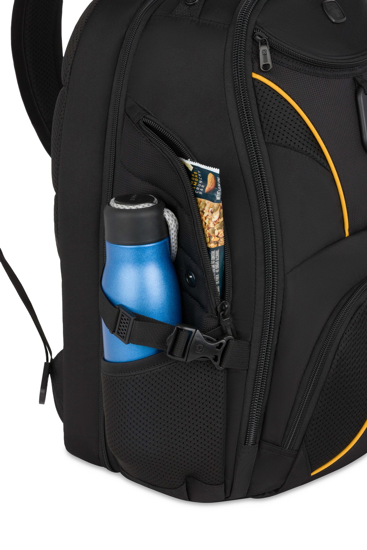 SWISSGEAR 1900 ScanSmart Laptop Backpack - Black/Gold - 11