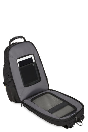 SWISSGEAR 1900 ScanSmart Laptop Backpack in Black/Gold