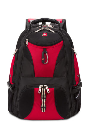 SWISSGEAR 1900 ScanSmart Laptop Backpack Front carabiner and web daisy chain