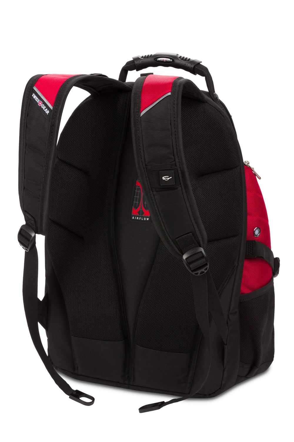 SWISSGEAR 1900 ScanSmart Laptop Backpack - Black/Red - 02