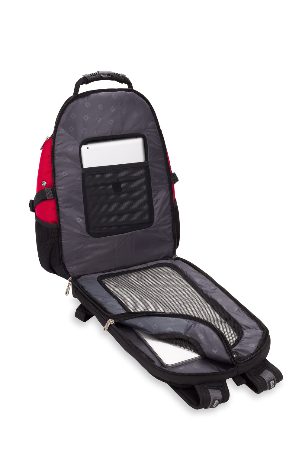 SWISSGEAR 1900 ScanSmart Laptop Backpack - Black/Red - 06