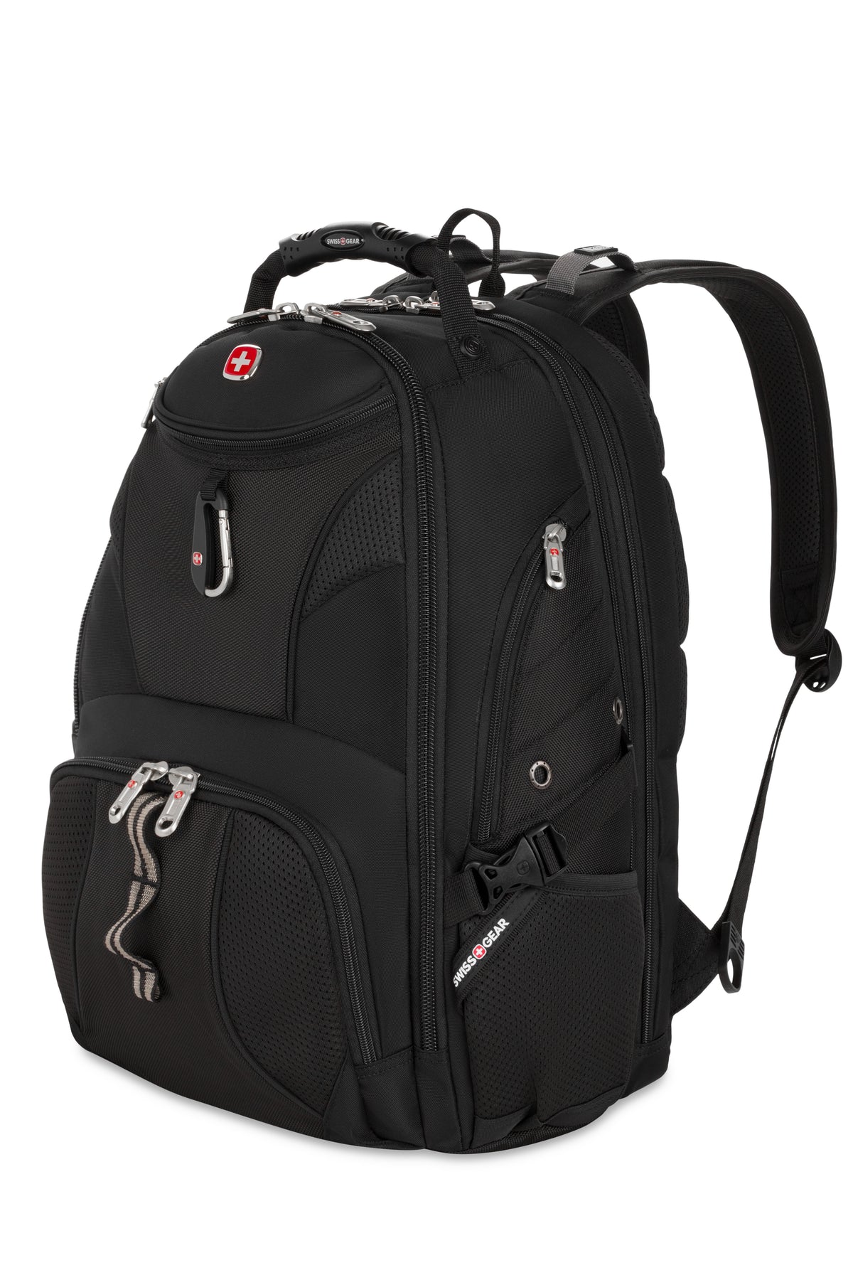 SWISSGEAR 1900 ScanSmart Laptop Backpack - Black - 01