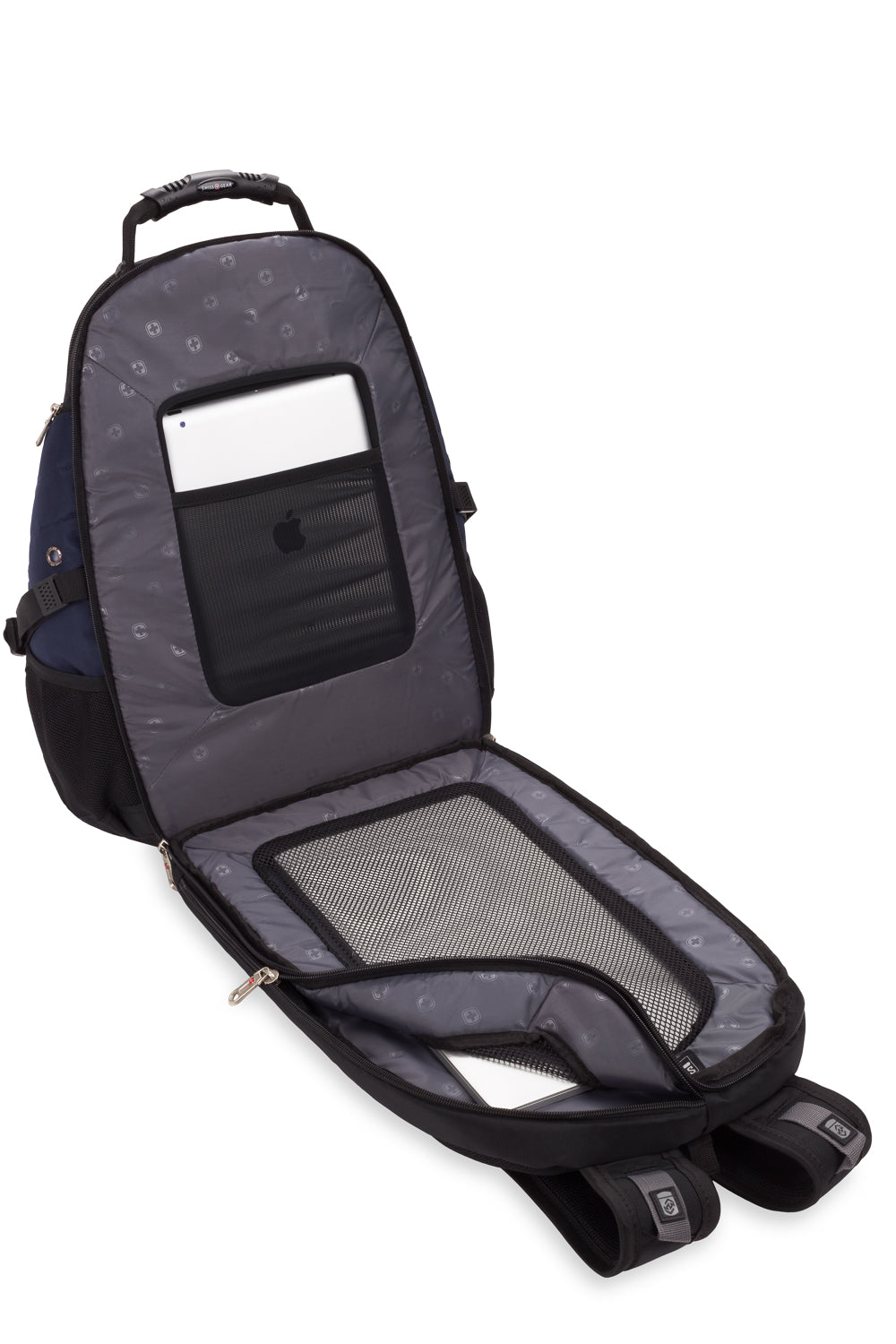 SWISSGEAR 1900 ScanSmart Laptop Backpack - Black/Blue - 06