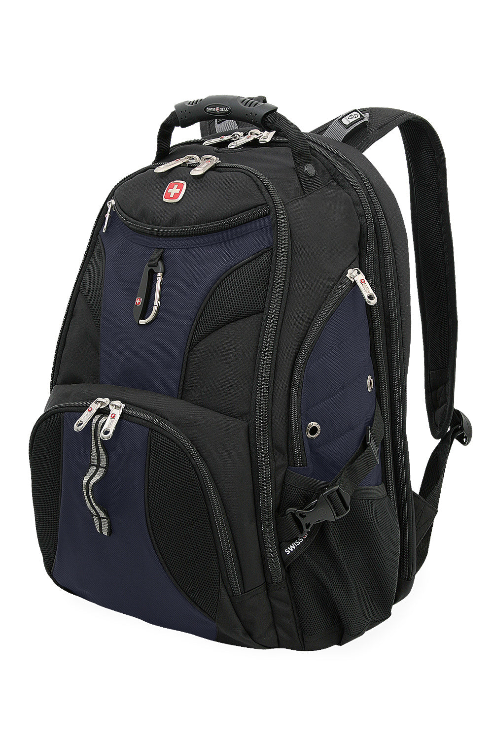 SWISSGEAR 1900 ScanSmart Laptop Backpack - Black/Blue - 01